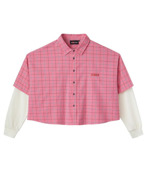 Gv Gallery Cropped Raspberry Pink Thermal Tlannel