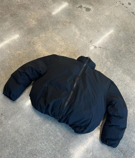 Gv Gallery Puffer Raspberry Jacket – Black